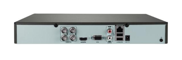 ABUS Komplettset mit Hybrid-Videorecorder und 4 analogen Mini-Röhrenkameras