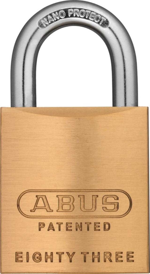 Abus Hänglås 83/45 u/cyl. För åtta cylinder