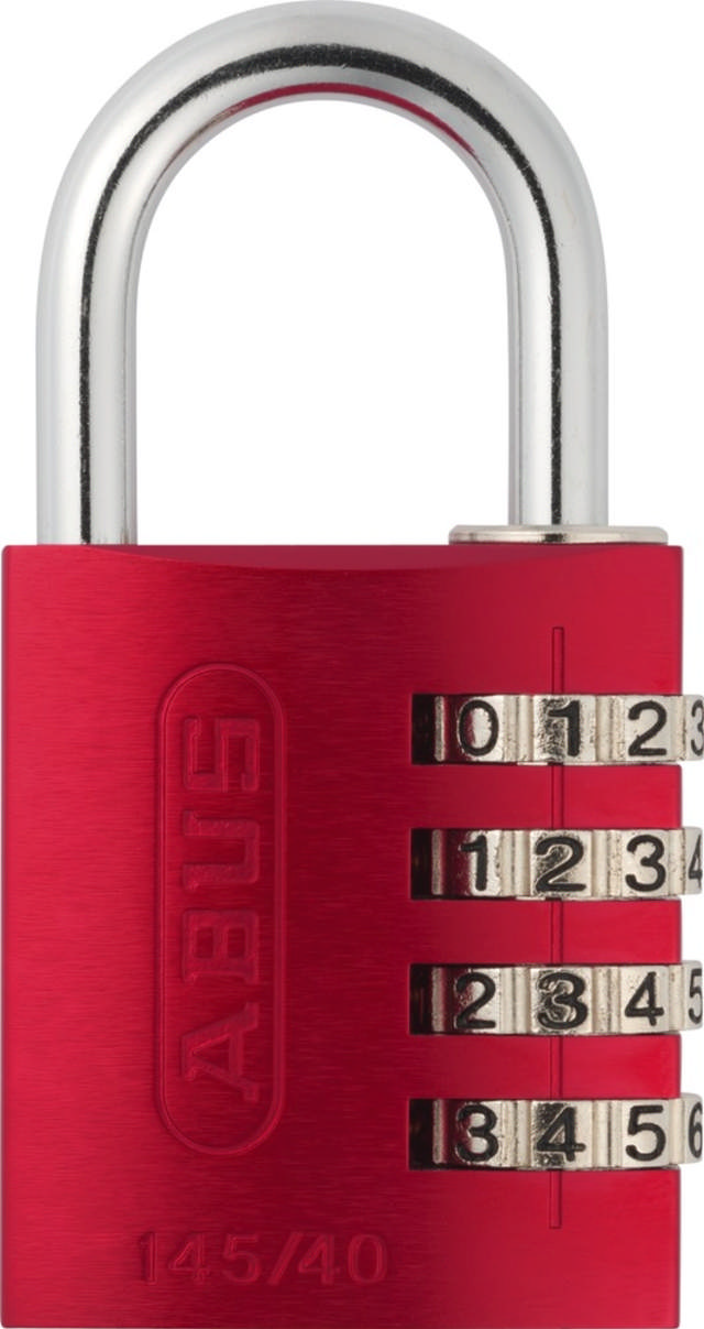Abus Vorhängeschloss mit Code 145/40 Rot 