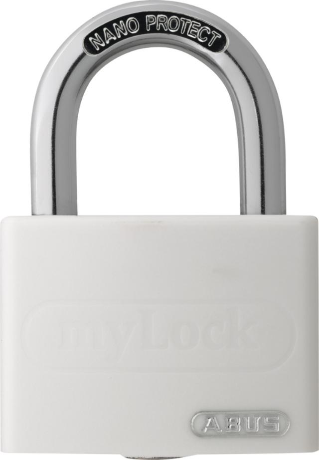 Abus hänglås T65AL/40 Mylock vit SB.