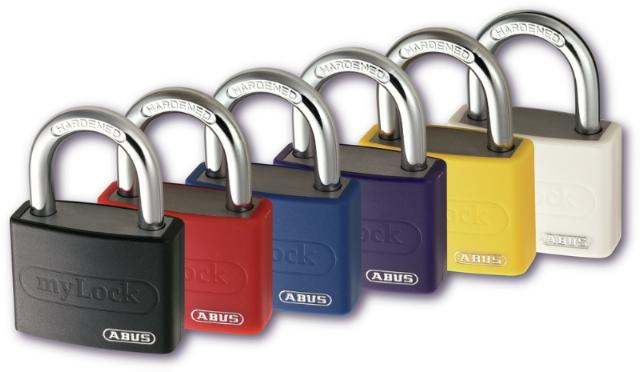 Abus padlock T65AL/40 Mylock white SB.