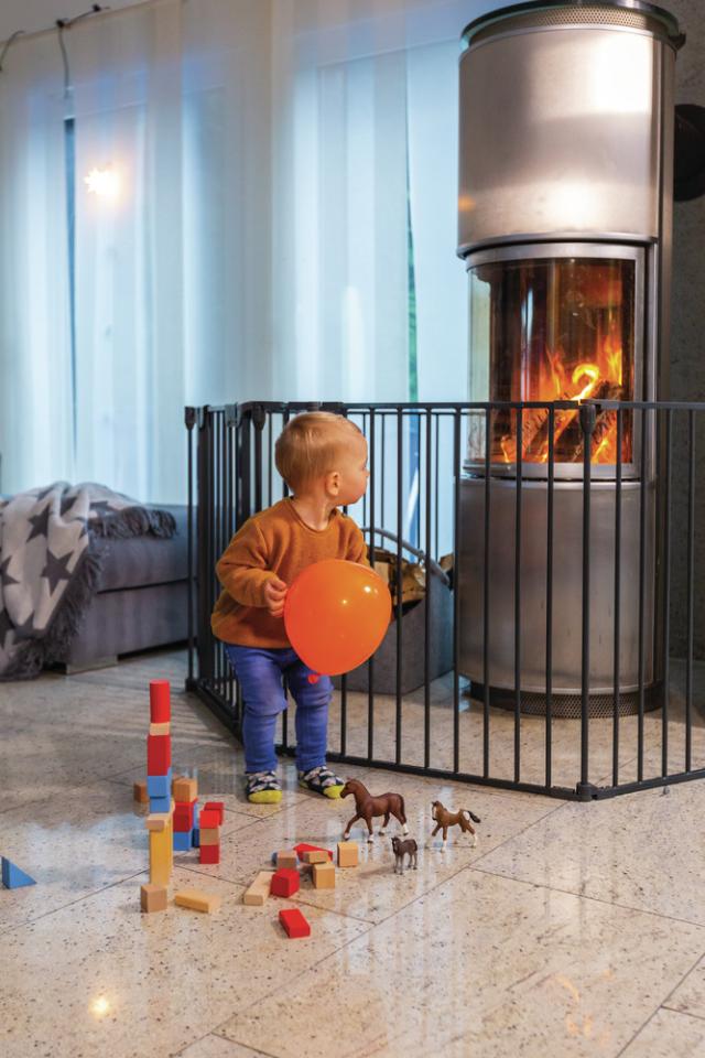 ABUS Veiligheidsrooster voor houtkachel