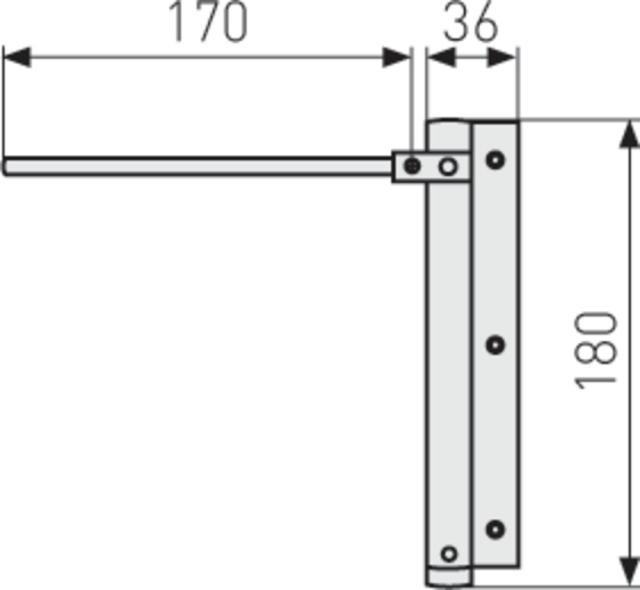 Door closer TS40 AL