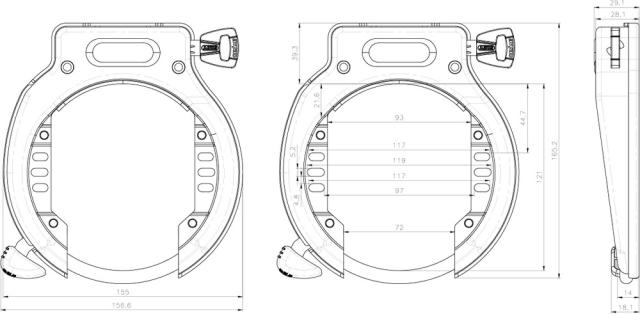 Ringschloss 4650XL (VF) 4650XL NR BK OEM