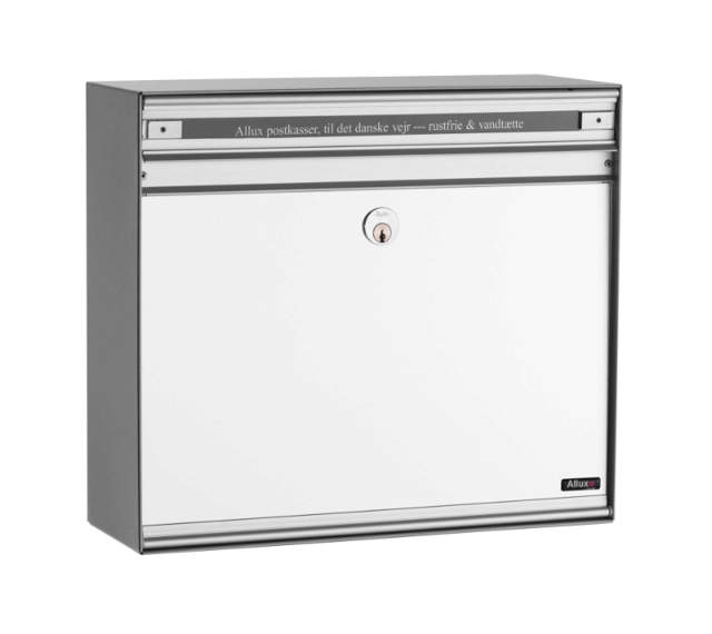 Allux SC135 – ohne Schloss Alu. Grau RAL 9006 Alu.Tür