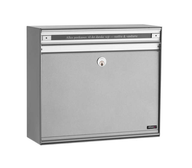 Allux SC135 – ohne Schloss Alu. graue RAL 9006 Stahltür