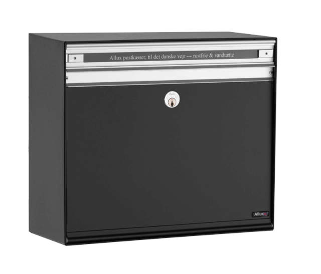 Allux SC200 – ohne Schloss. Schwarze RAL 9011S-Stahltür