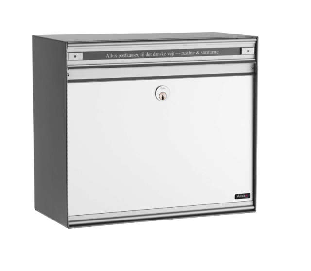 Allux SC200 – ohne Schloss Alu. graue RAL 9006 Alu-Tür