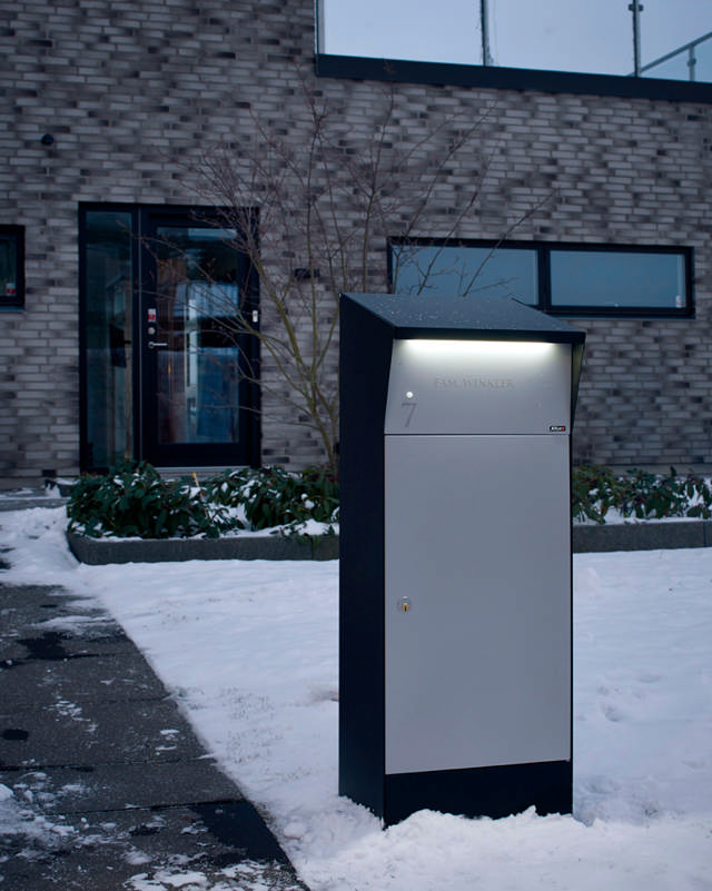 Allux Bjørn Schwarz m. Alu. graue Vorderseite F47375