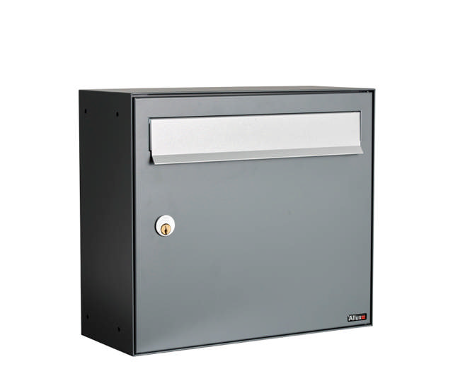 Allux HC4 - ohne Schloss 1 Modul Anthrazit m. graue Klappe