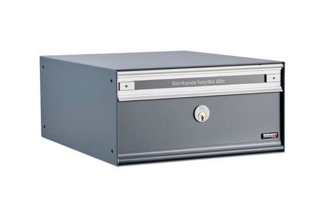 Allux PC1 - ohne Schloss RAL 7012S mit Stahltür 2 Modul