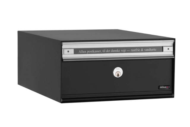 Allux PC1 - ohne Schloss RAL 9011S m. Stahltür 4 Module