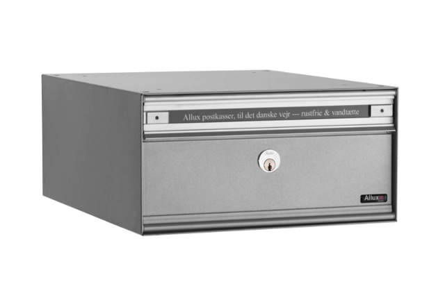 Allux PC1 – ohne Schloss RAL 9006 mit Stahltür 6 Modul