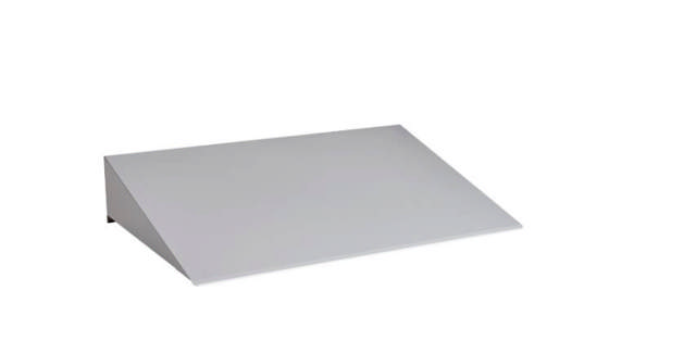Schrägdach für PC1, 2-teilig, Alu. grau