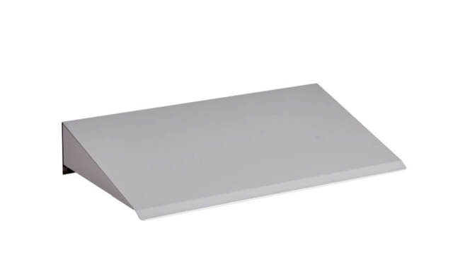 Schrägdach für PC1, 3-teilig, Alu. Grau