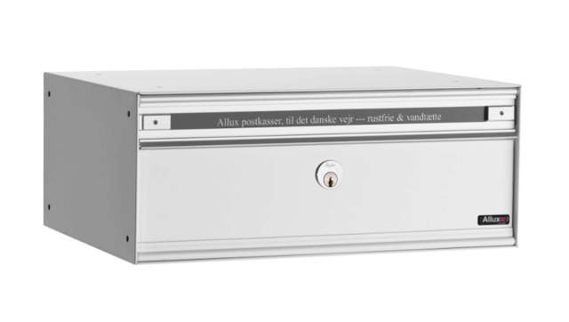 Allux PC2 – ohne Schloss Weiß RAL 9016 mit Stahltür 1 Modul