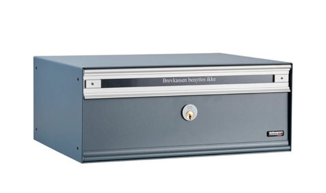 Allux PC2 - ohne Schloss Anthrazit RAL 7012S m. Stahltür 5 Module