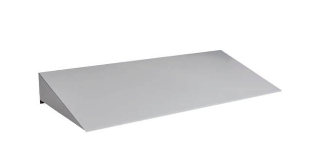 Schrägdach für PC2 2-teilig aus Alu. grau