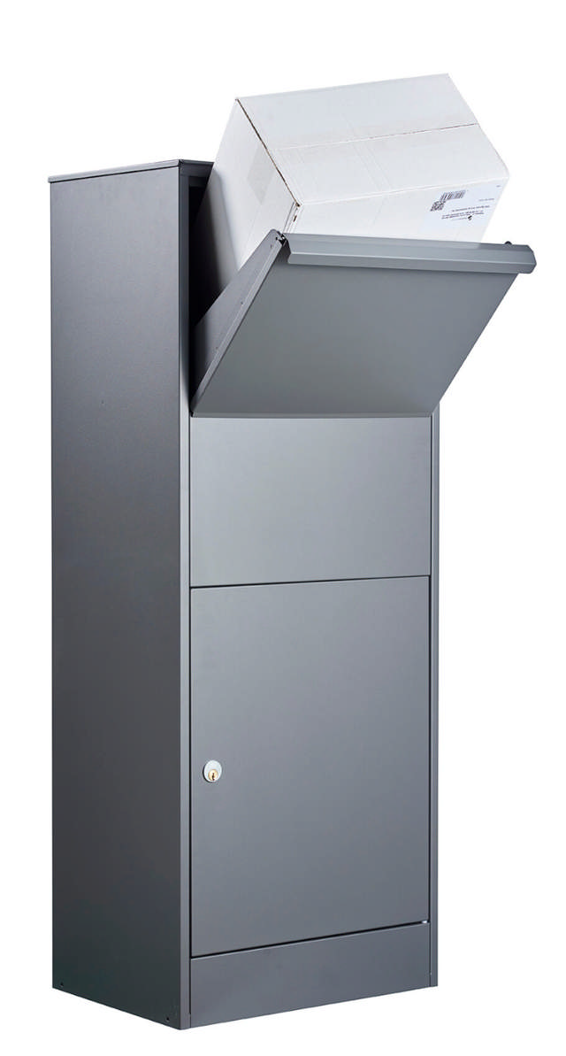 Allux 800 Anthrazit groß – extra großer Paketbriefkasten