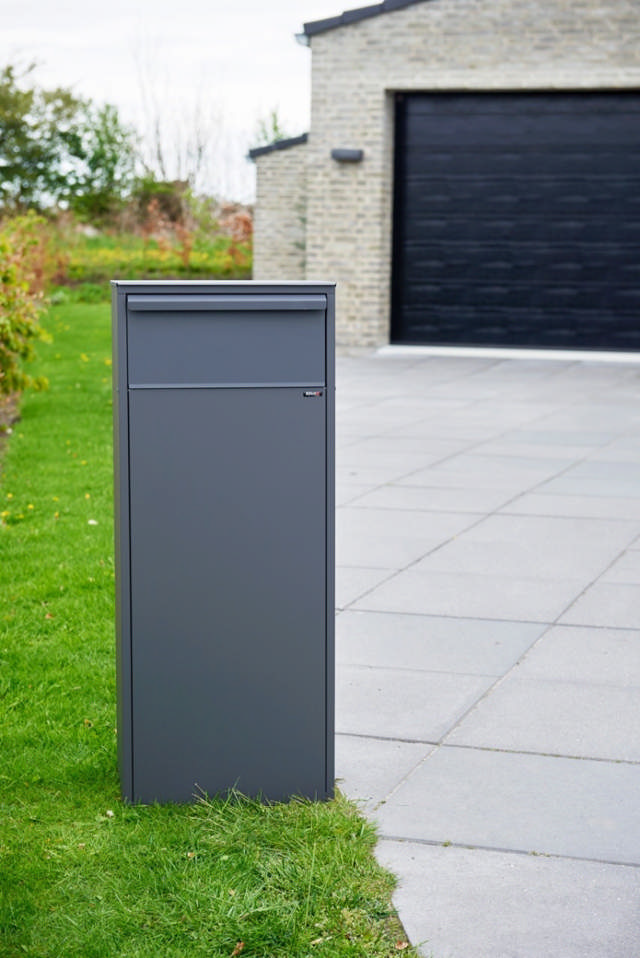 Allux 800 Anthrazit m. hinterer Ausgang