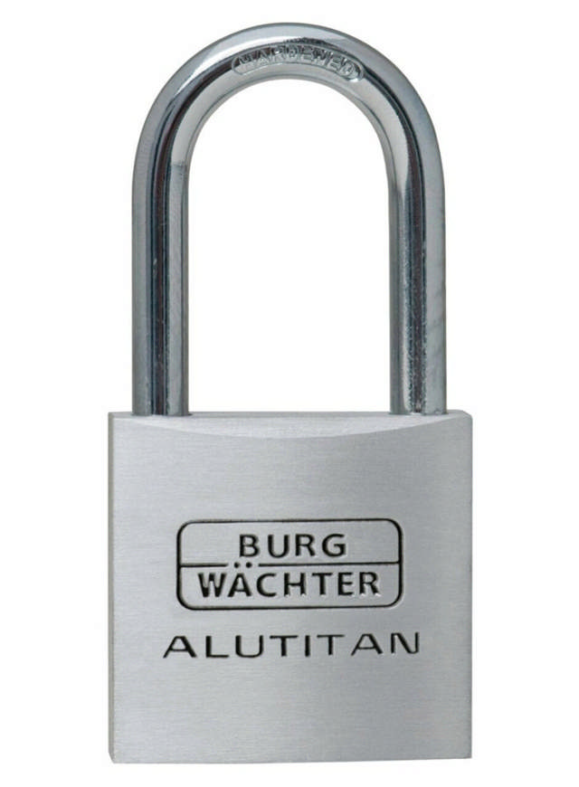 BURG hængelås Alutitan 770 HB 20/26, m. høj bøjle