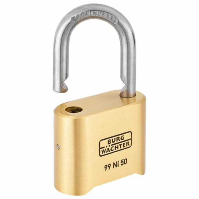 BURG padlock with code 99 Ni 50 SB No. 99 code