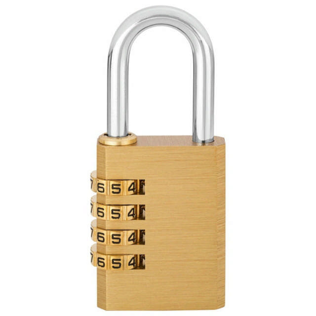 BURG Vorhängeschloss mit Code-Kombischloss 80 40 M