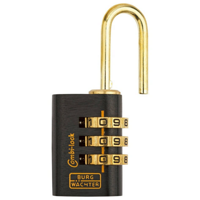 BURG Vorhängeschloss mit Code-Kombischloss 88 20