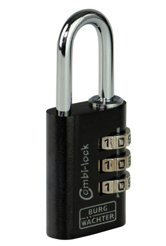 BURG Vorhängeschloss mit Code-Kombischloss 88 30