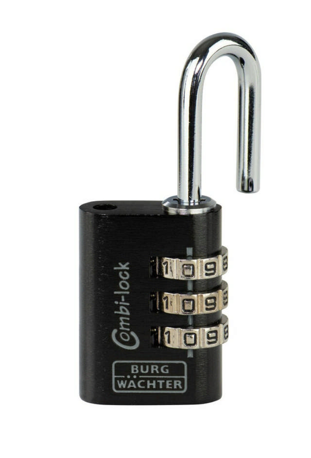 BURG Vorhängeschloss mit Code-Kombischloss 88 30