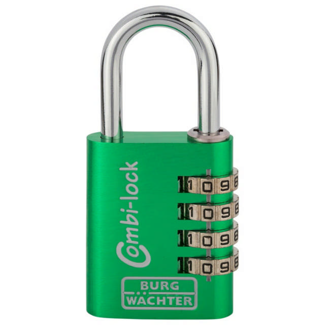 BURG Vorhängeschloss mit Code-Kombischloss 88 40 F