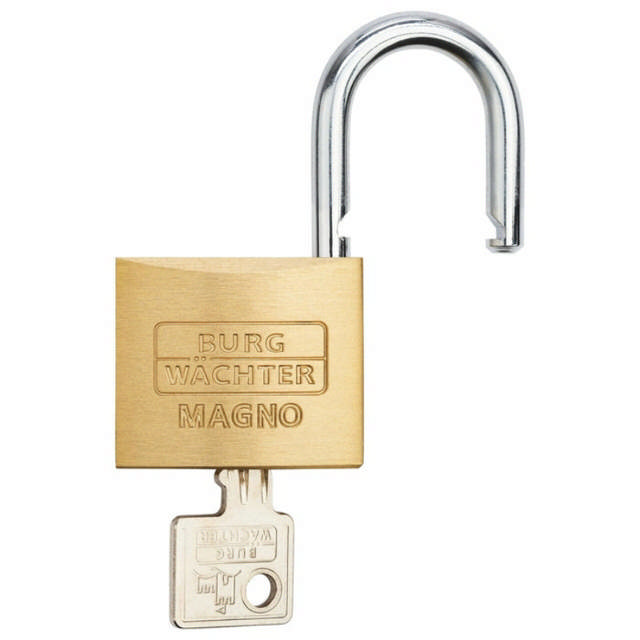 BURG hængelås Magno 400 E 40 K1, ensluk.