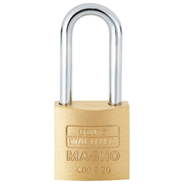 BURG hængelås Magno 400 HB E 20/26, høj bøjle