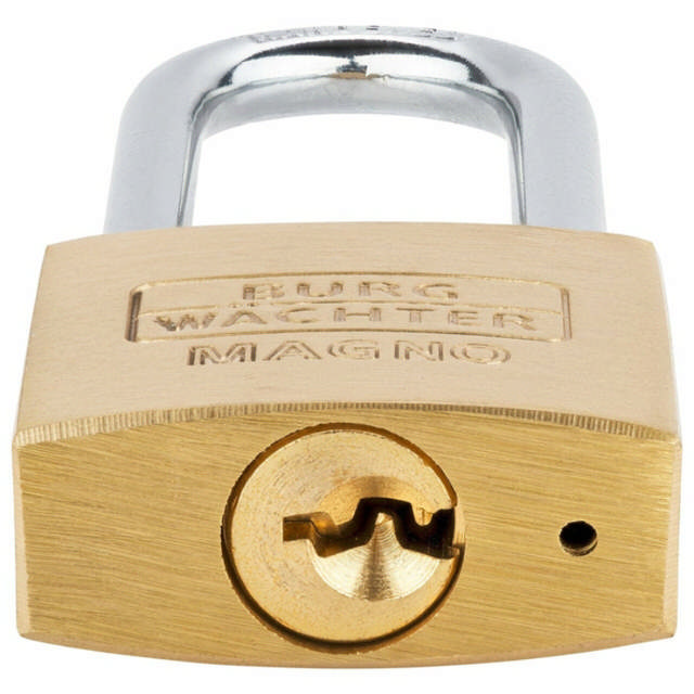 BURG hængelås Magno 400 E HB 30 45 SB, høj bøjle