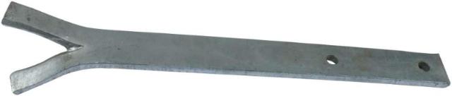 LOOSE HOLLOW IRON 490X40X8 MM Hot-dip galvanized -