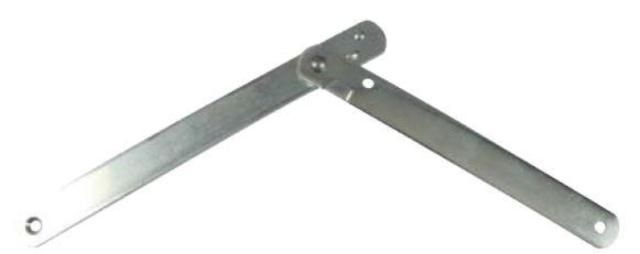 CUTTING HINGE 245 MM Electro-galvanized Blue -