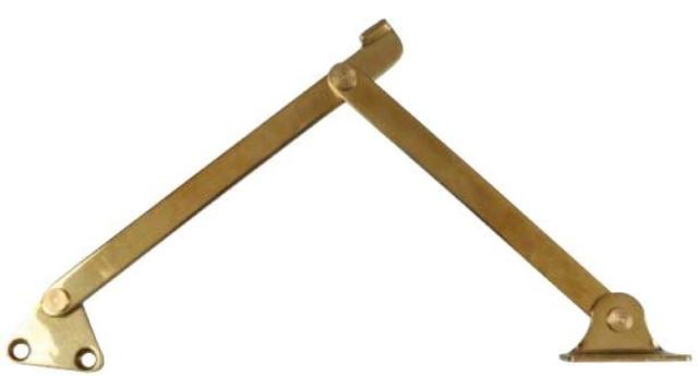 CUTTING HINGE 310 MM Polished brass -