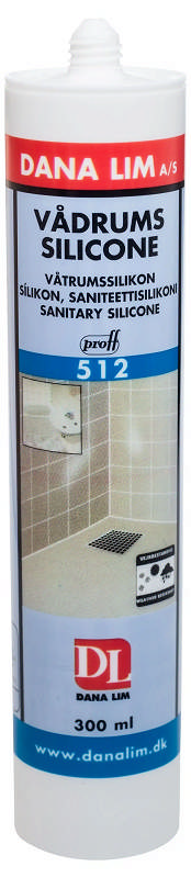 Dana Lim Nassraumsilikon 512 pt. 300 ml weiß