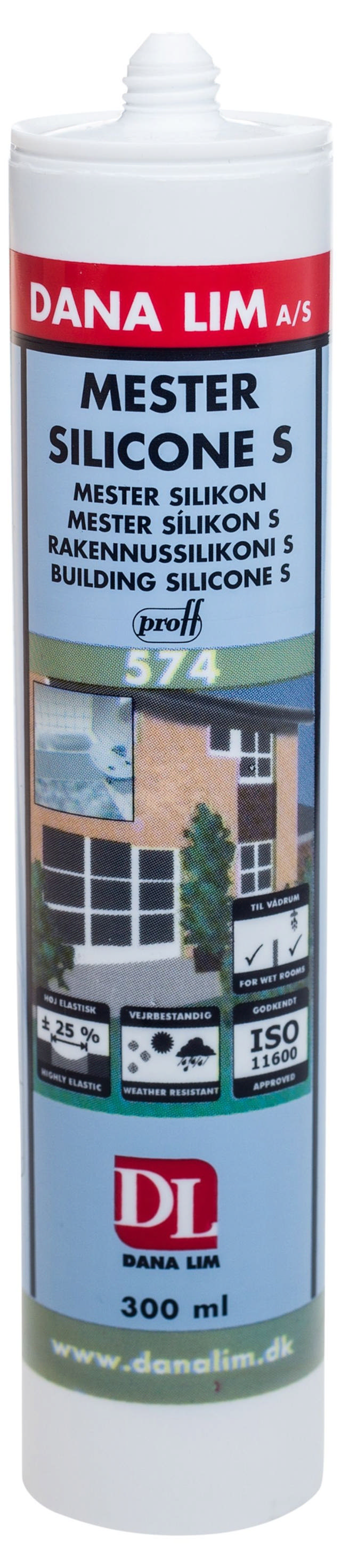 Dana Mestersilikon 574-300 ml Grau