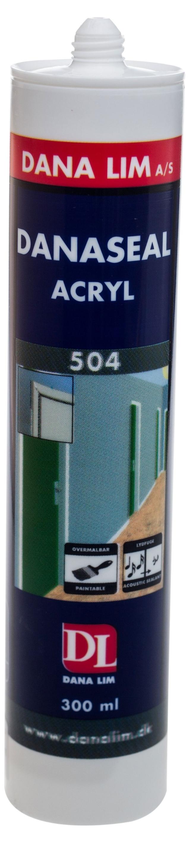 Dana Akrylfogmassa 504 Vit 300 ml