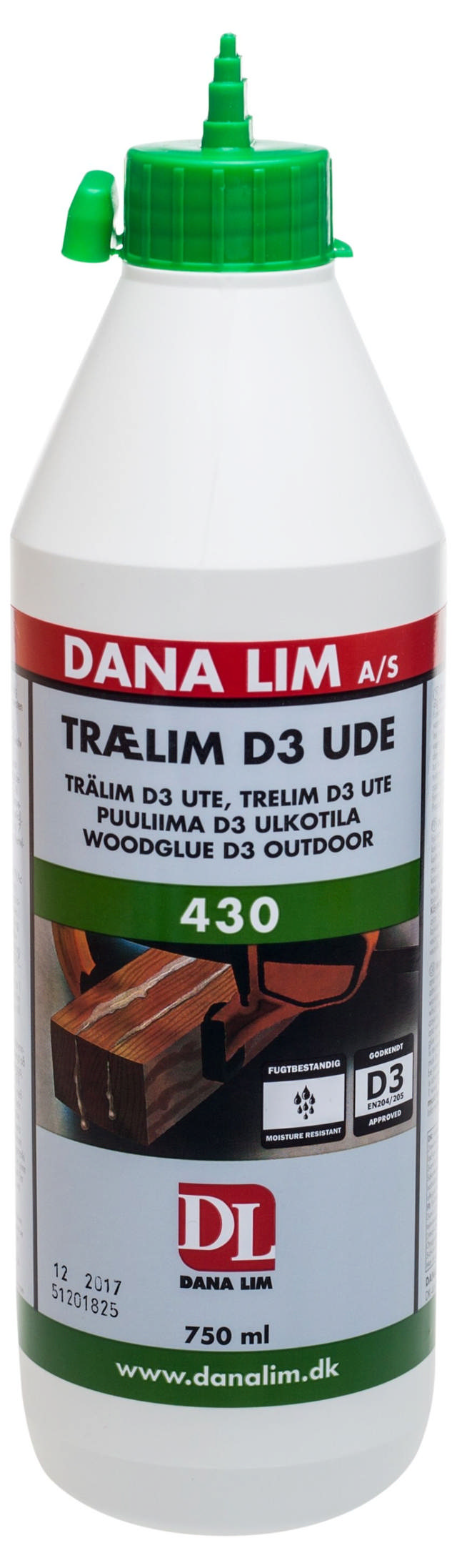 Dana Holzleim D3 Außen 430 750 ml