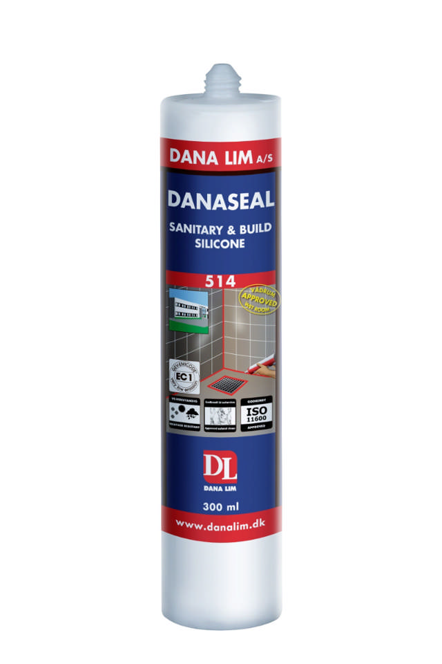Dana Sanitär- und Bausilikon 514 Weiß 300 ml