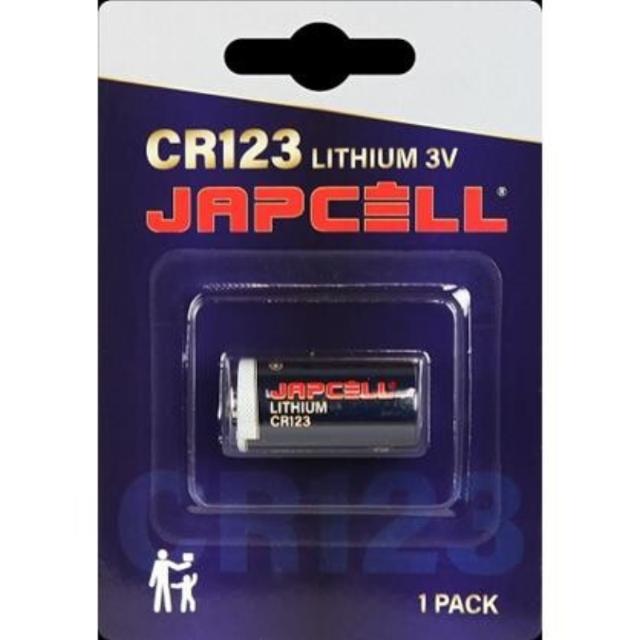 Japcell-Batterie CR123-Lithiumbatterie