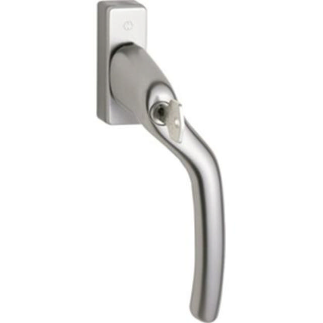 Hoppe-Griff u76z Alum.RSF.rechts mit Zylinder