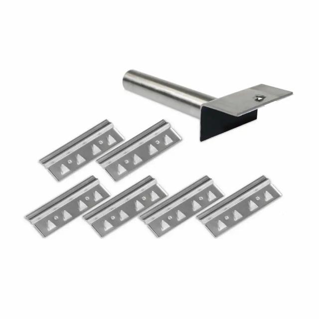 Glass lock 70x27 in Blister incl. 6 pcs + 1 edge plane