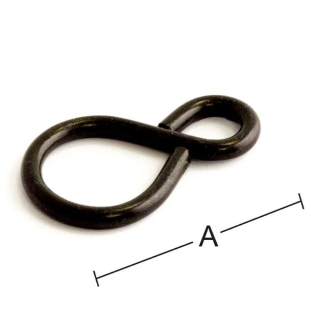 S-HOOK 26MM BLACK 10 PCS 