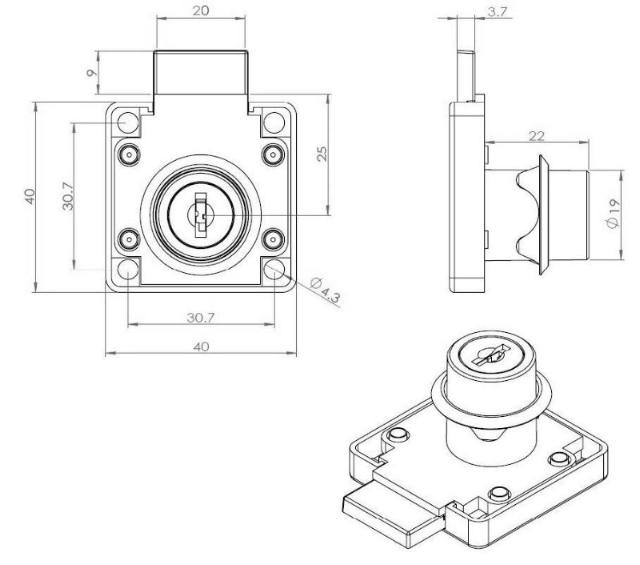 VELGENSLOT 850, Ø19X22MM