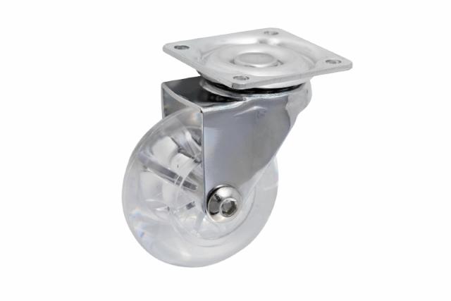 Furniture castors Transparent Ø50 mm Rotatable