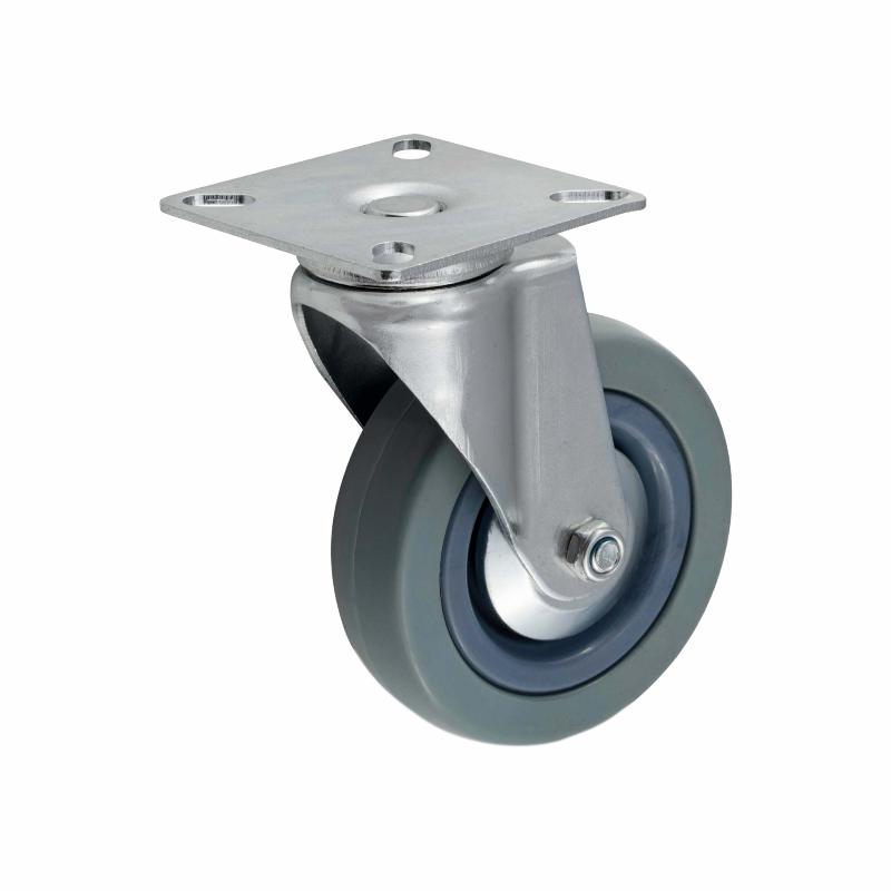 Furniture castors w/plate Ø100mm Rotatable