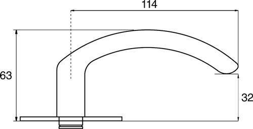 19 mm handgreep RS 304 staal AS VL